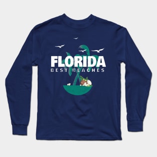 Florida Best Beaches Best Tshirt for summer Vacation Long Sleeve T-Shirt